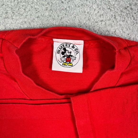 Vintage 90s Disney Mickey Mouse T-shirt - Picture 4 of 5